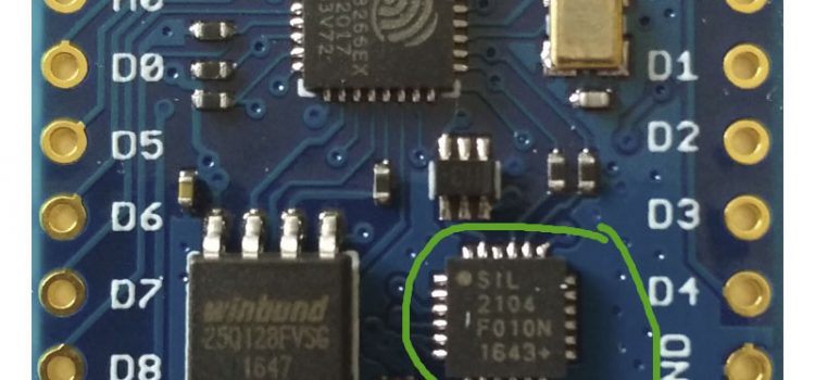 ESP8266 Wemos D1 mini PRO v1 – CP2104 USB driver